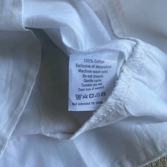 Janie and Jack Swim Coverup Girls’ 5 White Metallic Trim NWT - Picture 7 of 8